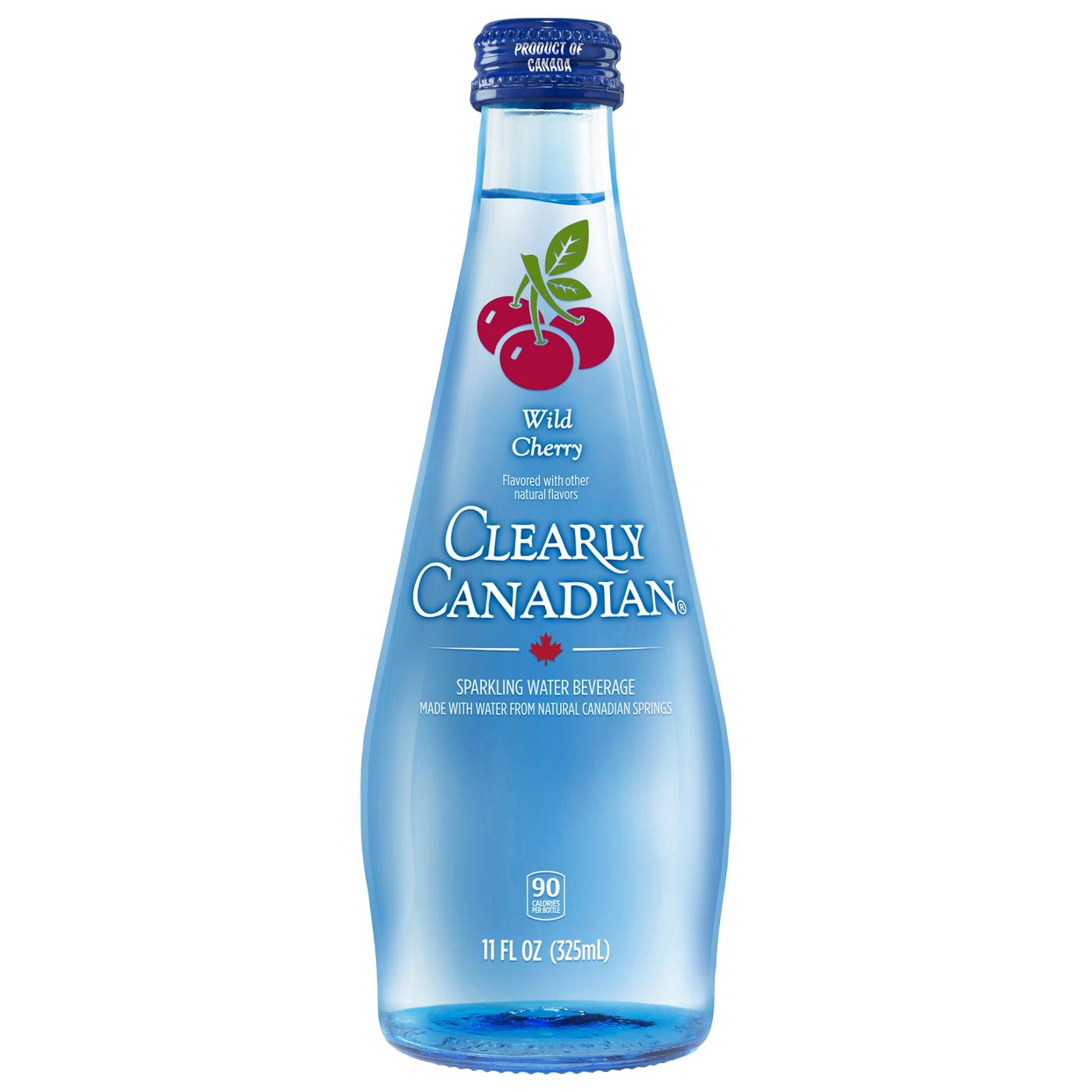Clearly Canadian Wild Cherry Sparkling Water; image 1 of 3