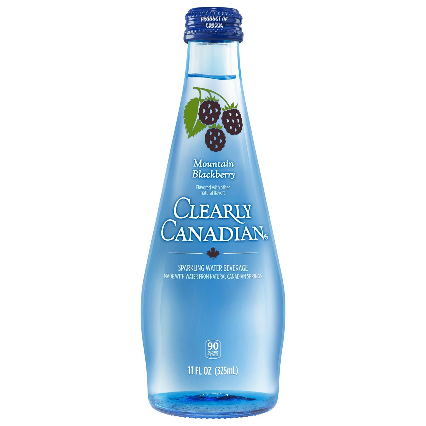 Clearly Canadian Mountain Blackberry Sparkling Water; image 1 of 3