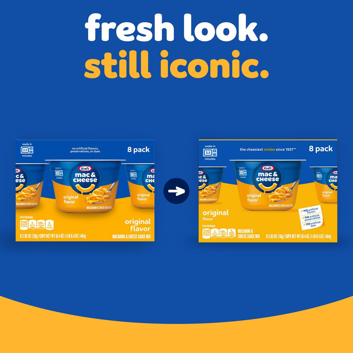 Kraft Original Flavor Macaroni & Cheese Cups; image 3 of 3