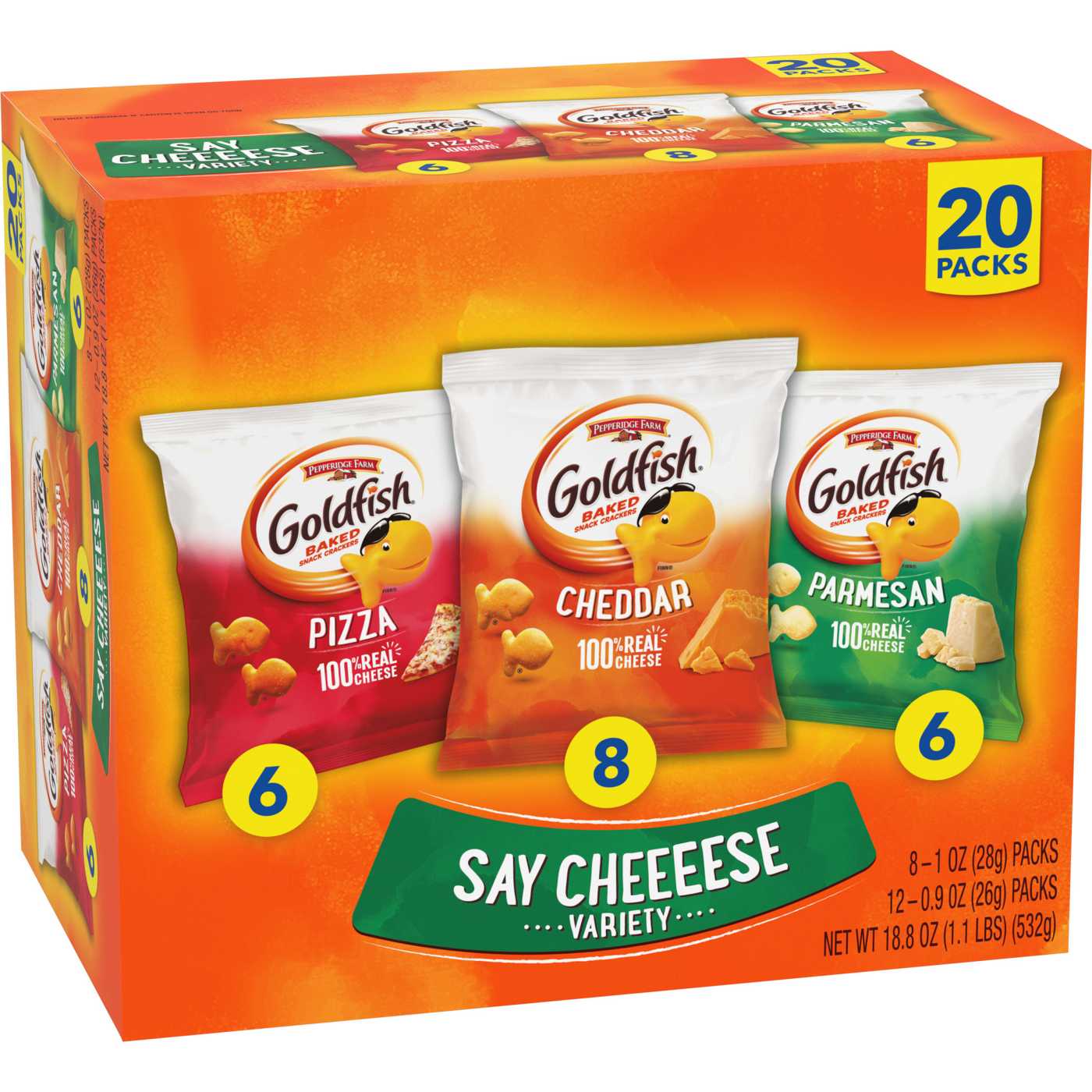 Pepperidge Farm Goldfish Say Cheeeese Variety Crackers; image 6 of 10