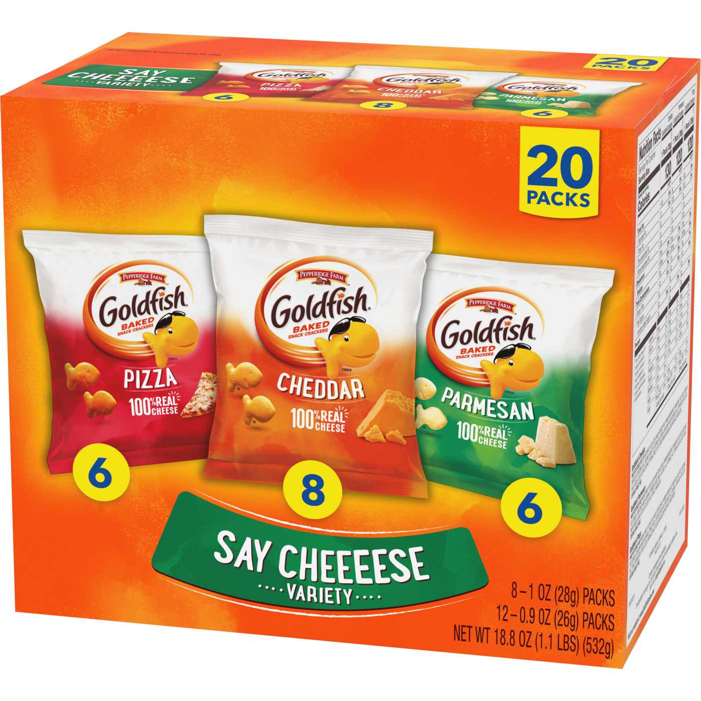 Pepperidge Farm Goldfish Say Cheeeese Variety Crackers; image 7 of 10