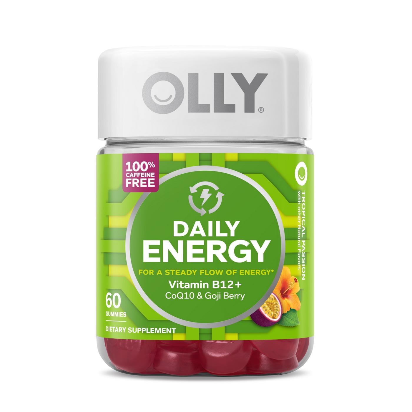 Olly Daily Energy Tropical Passion Gummies; image 1 of 2