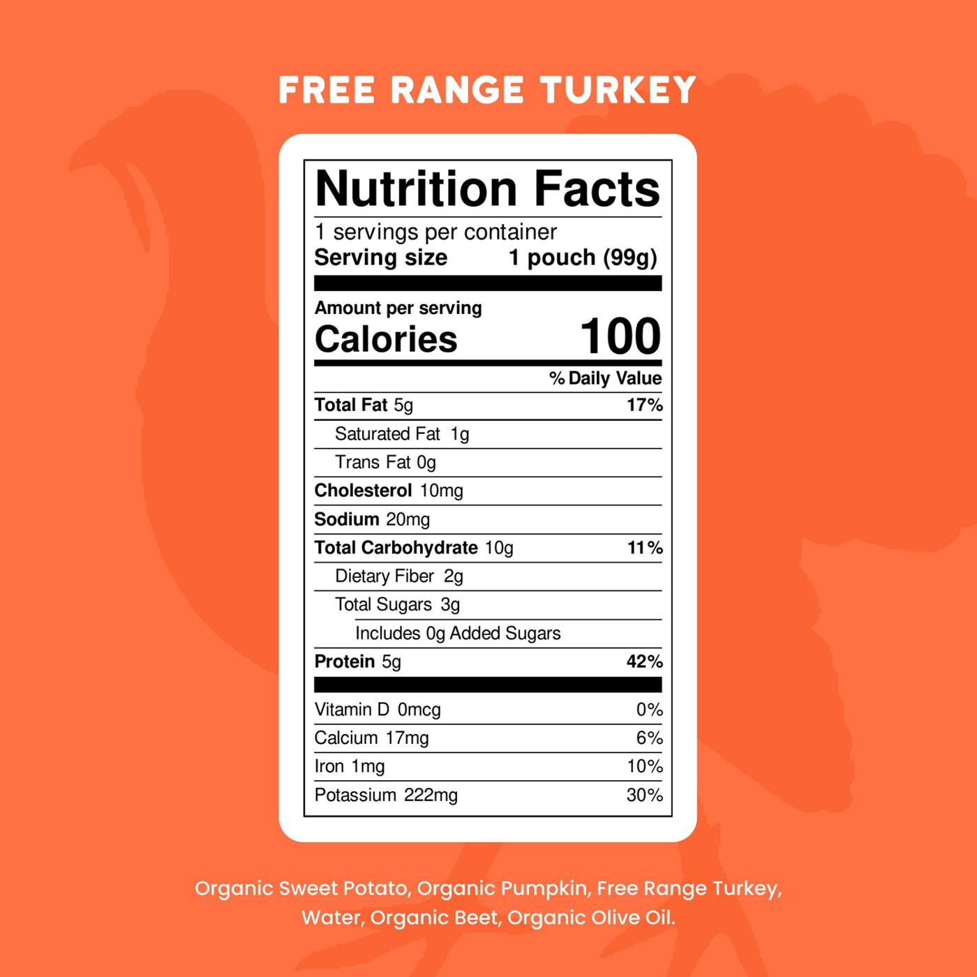 Serenity Kids Organic Pouch - Pasture Raised Turkey Sweet Potato Pumpkin & Beet; image 5 of 6