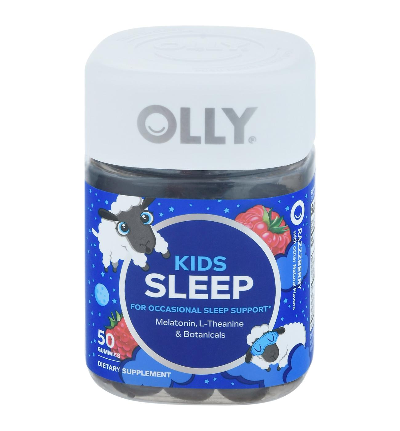 Olly Kids Sleep Razzberry Gummies; image 1 of 2