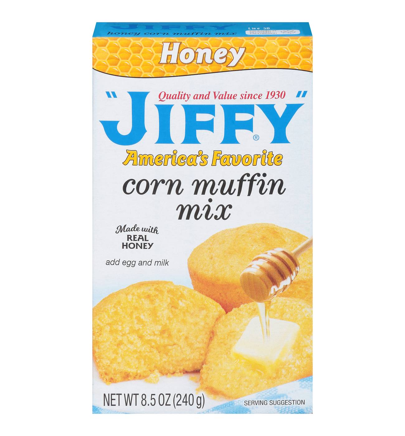 Jiffy Honey Corn Muffin Mix; image 1 of 6