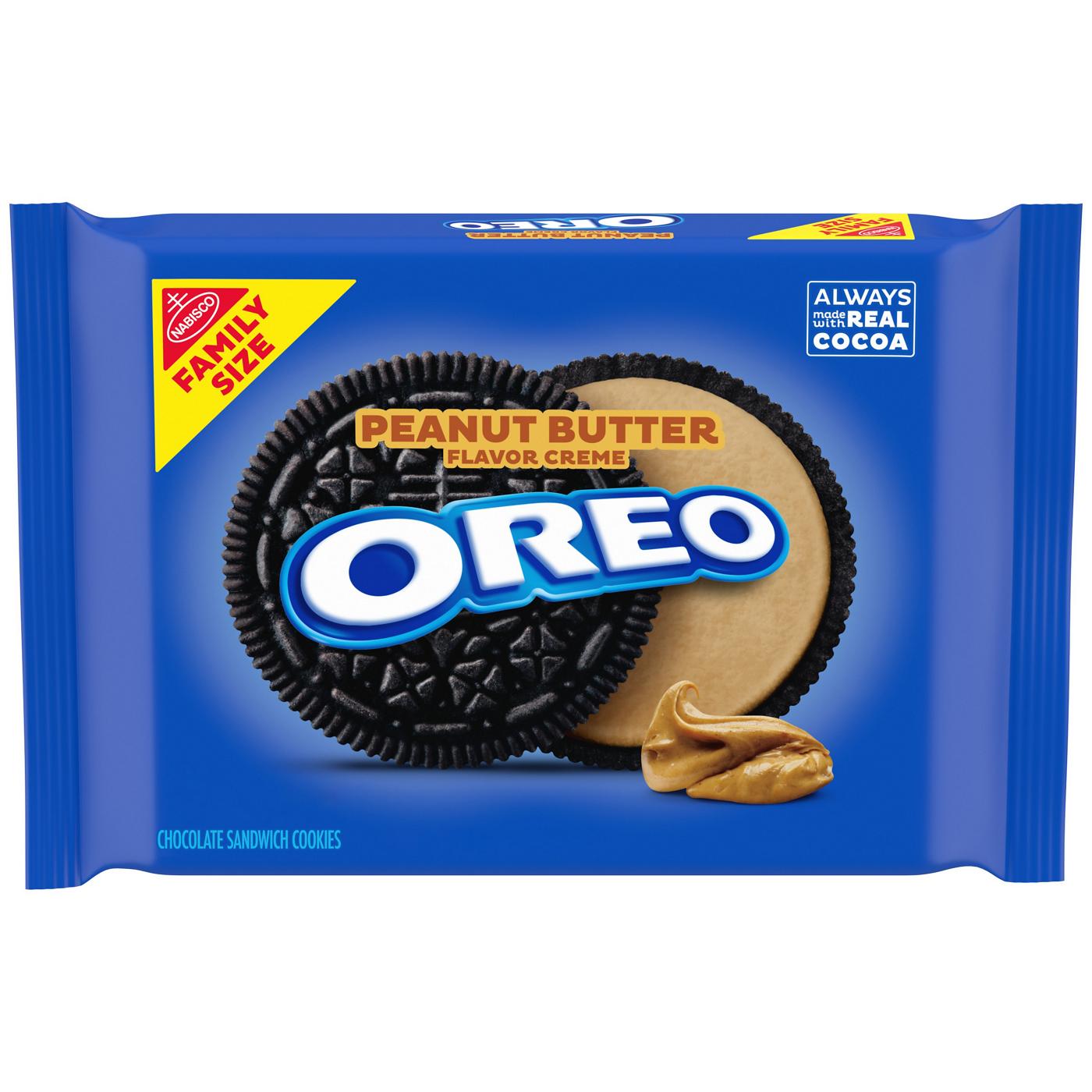 OREO Peanut Butter Cookies Resealable Family Size Pack; image 1 of 6