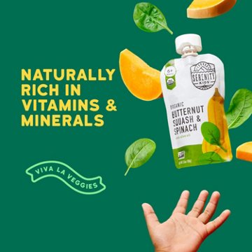 Serenity Kids Organic Pouch - Butternut Squash & Spinach with Olive Oil