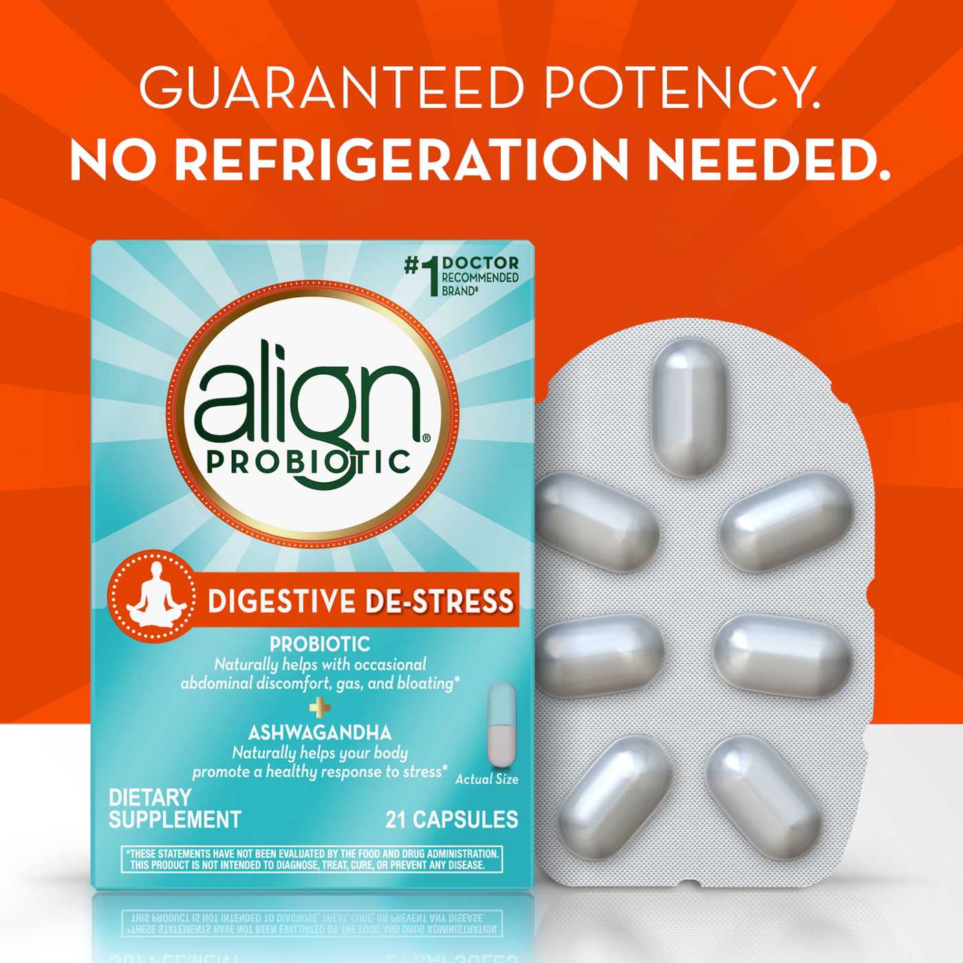 Align Probiotic Digestive De-stress Capsules; image 5 of 8