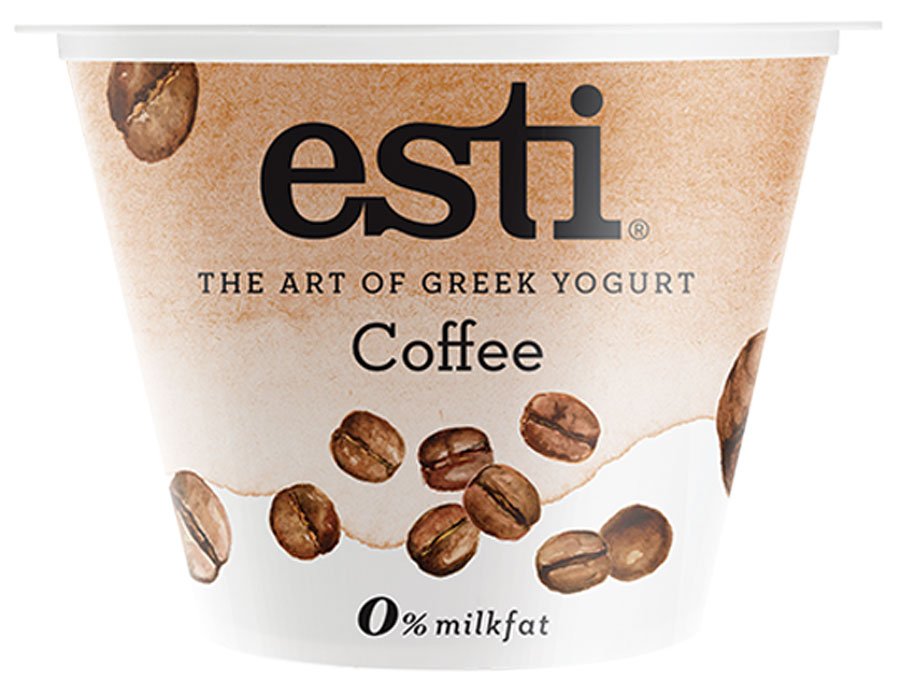 Esti 0% Milkfat Greek Yogurt - Coffee , 5.3 oz | Central