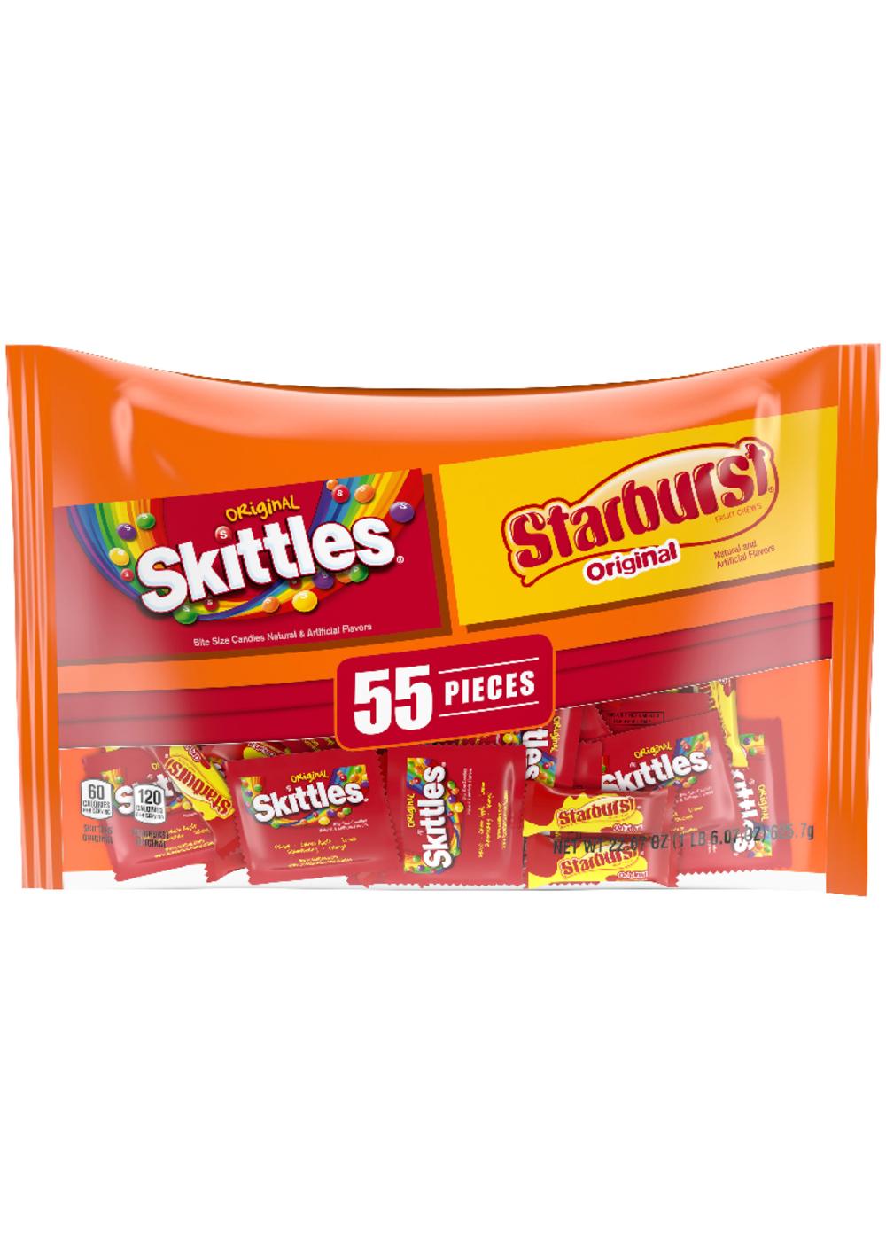 Mars (Skittles & Starburst Original) Halloween Candy Bag; image 1 of 7