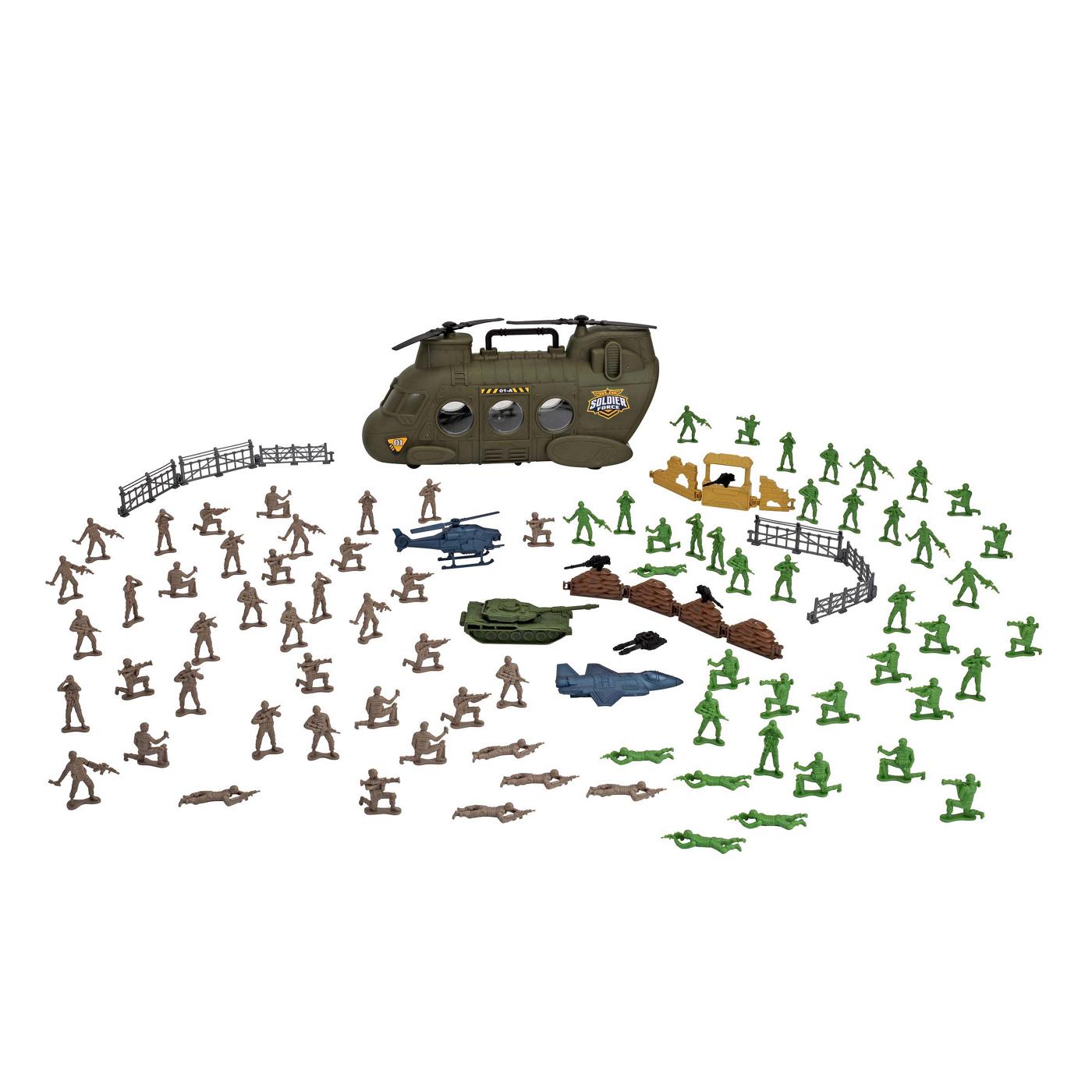 Soldier Force Chinook Helicopter Playset; image 1 of 2