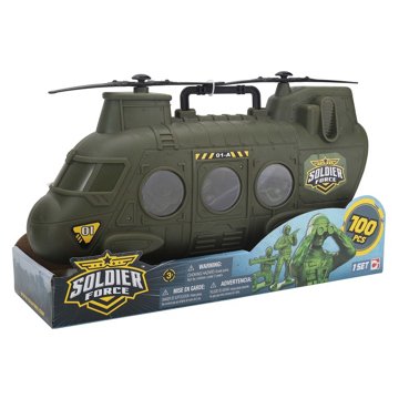 Soldier Force Chinook Helicopter Playset, 100 pc