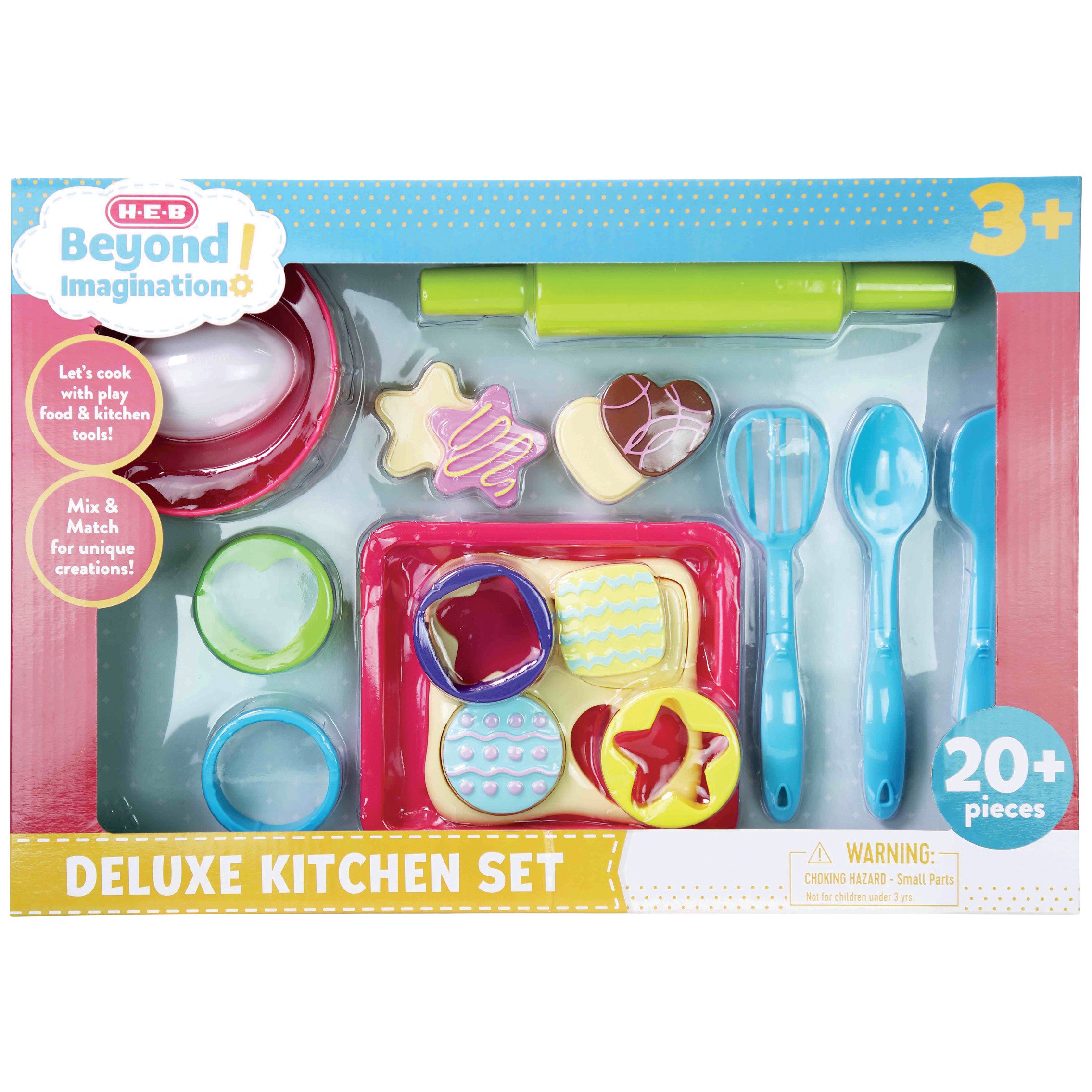 H-E-B Beyond Imagination Deluxe Food Kitchen Set, Assorted - Shop