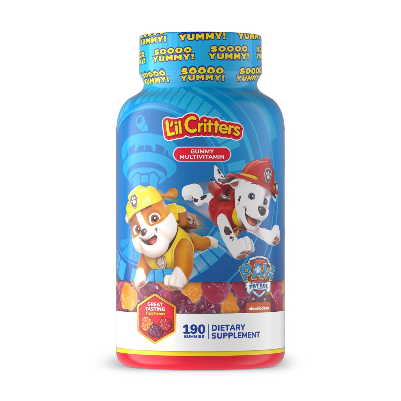 L'il Critters Paw Patrol Multivitamin Gummies; image 1 of 9