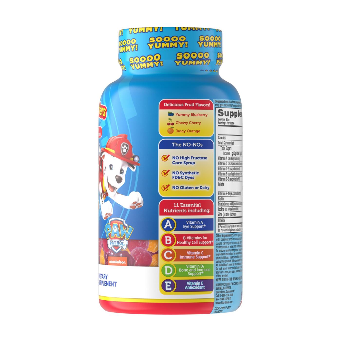 L'il Critters Paw Patrol Multivitamin Gummies; image 5 of 9