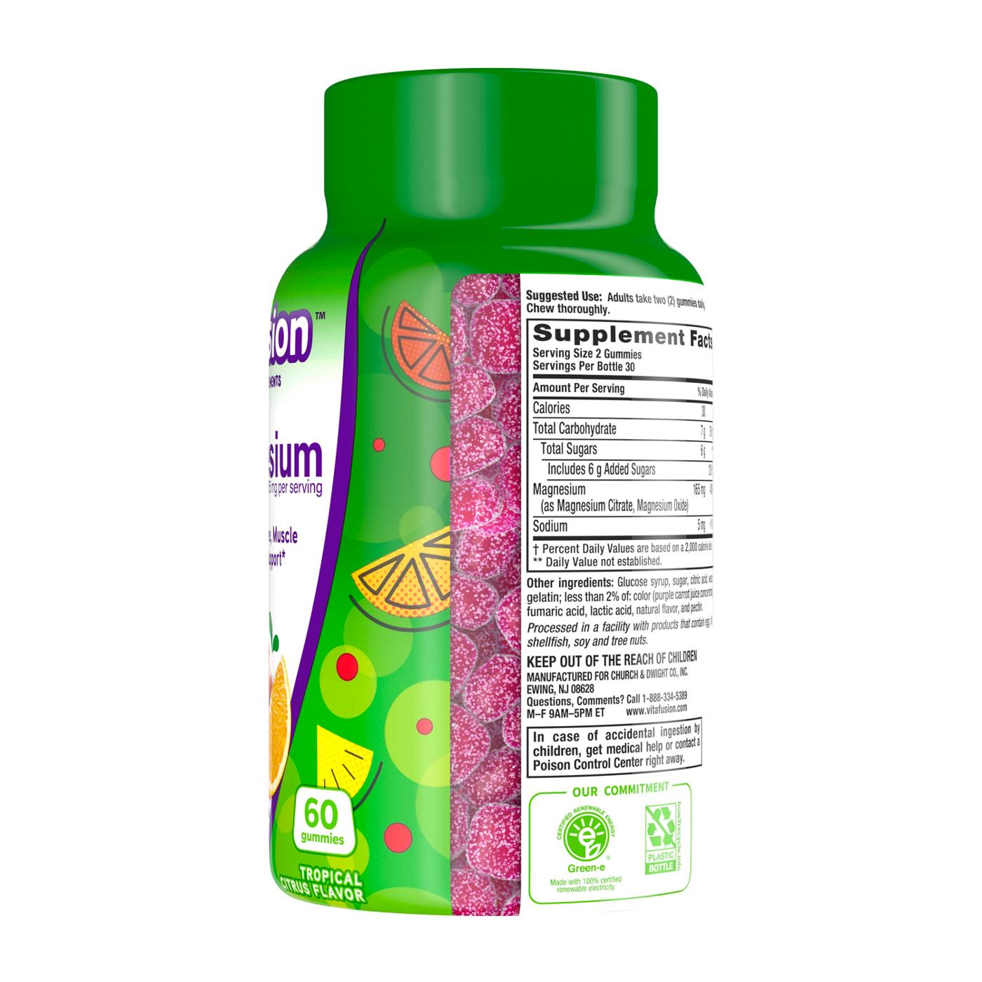 Vitafusion Magnesium 165 mg Gummies - Tropical Citrus; image 2 of 6