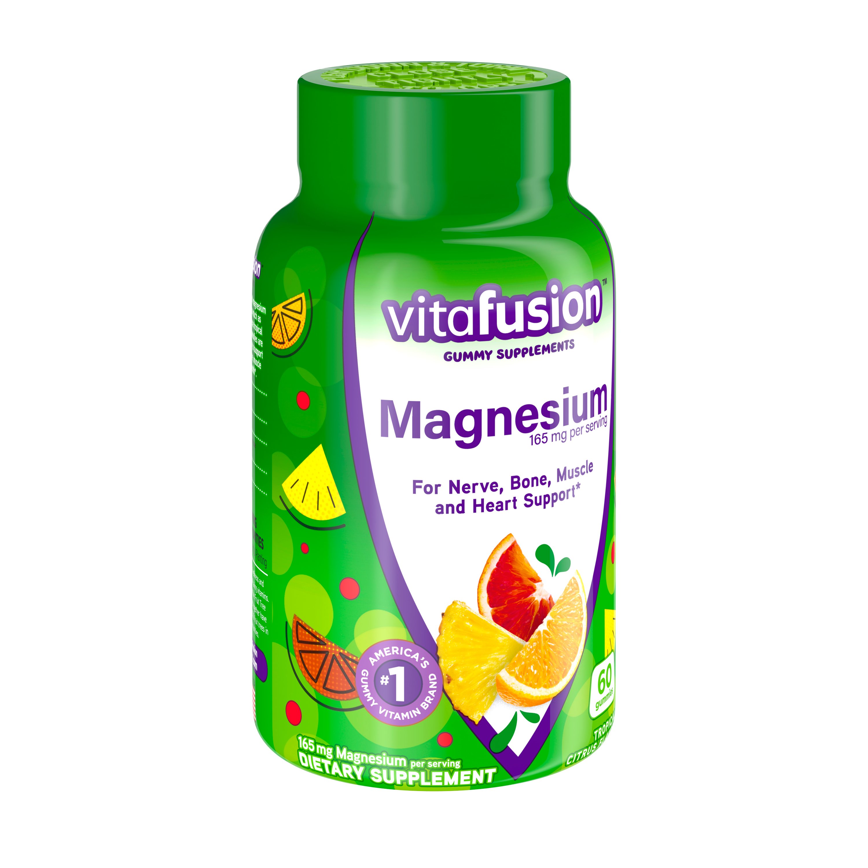 vitamin Vitafusion Magnesium 165 mg Gummies - Tropical Citrus - Shop