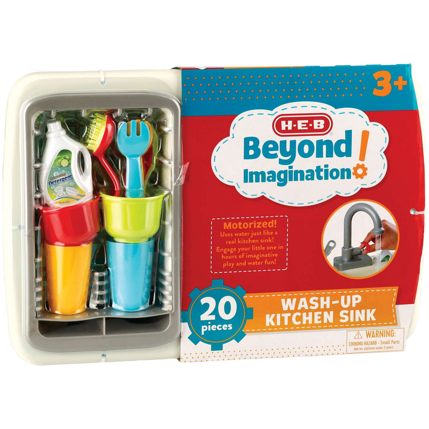 H-E-B Beyond Imagination! Motorized Wash-Up Kitchen Sink Playset; image 2 of 2