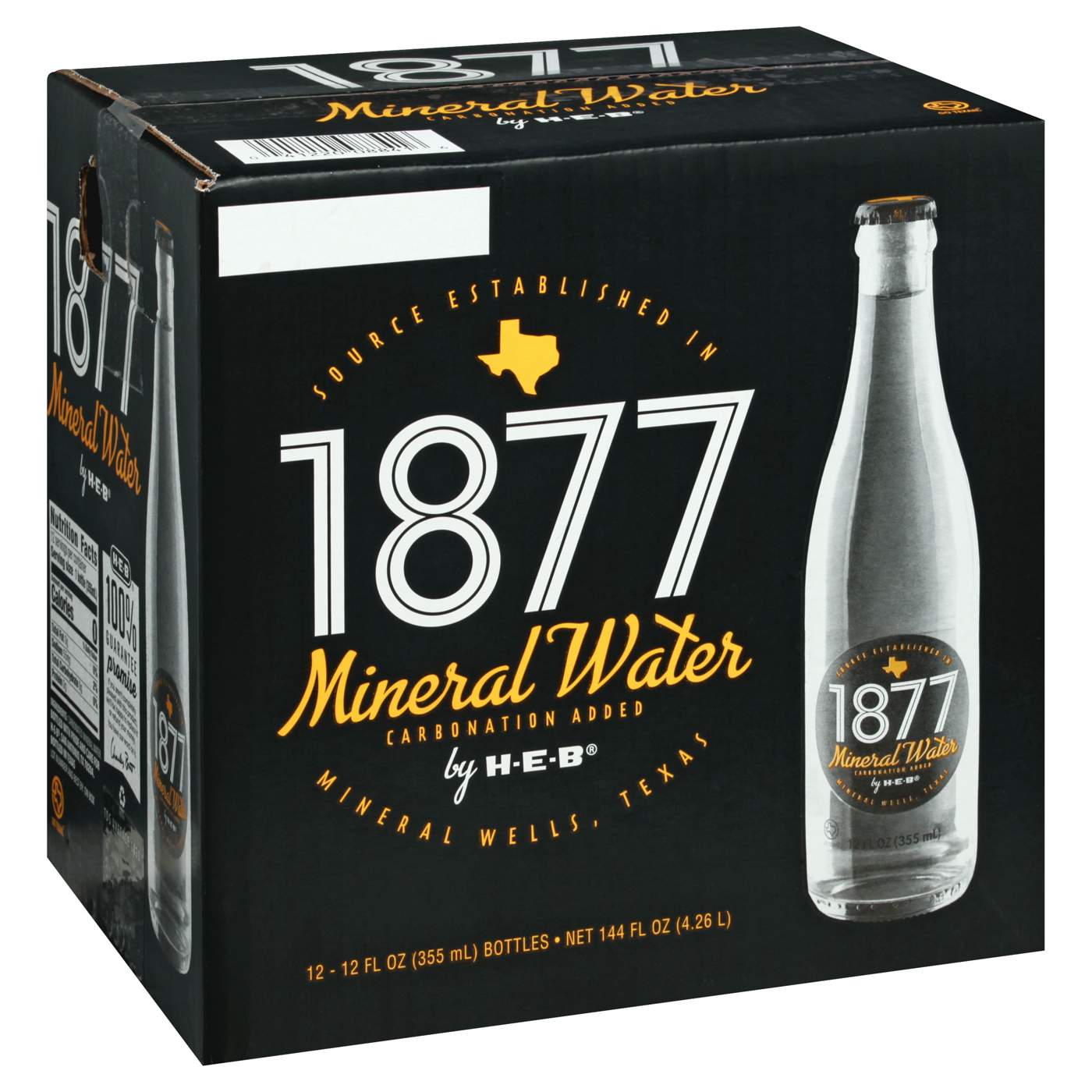H-E-B 1877 Mineral Water 12 pk Bottles; image 6 of 9