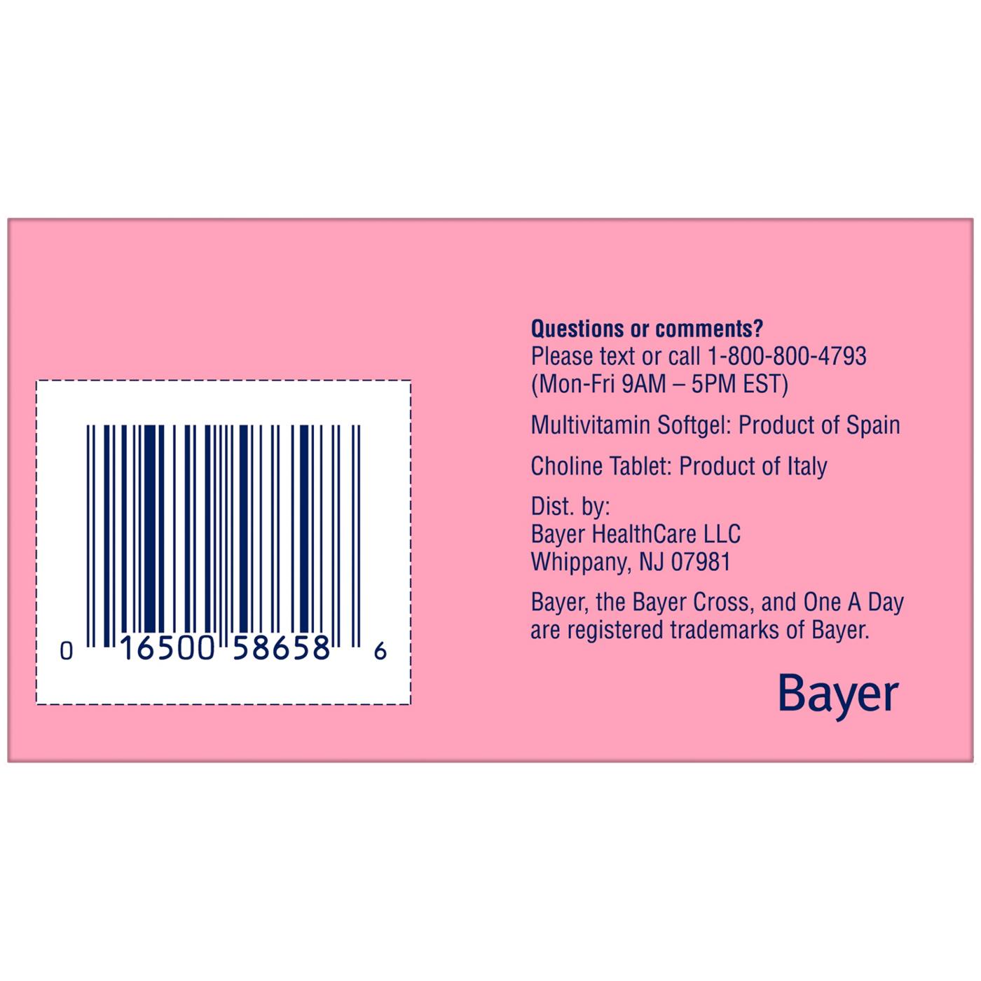 One A Day Prenatal Advanced Multivitamins & Choline with Brain Support Multipack; image 7 of 8