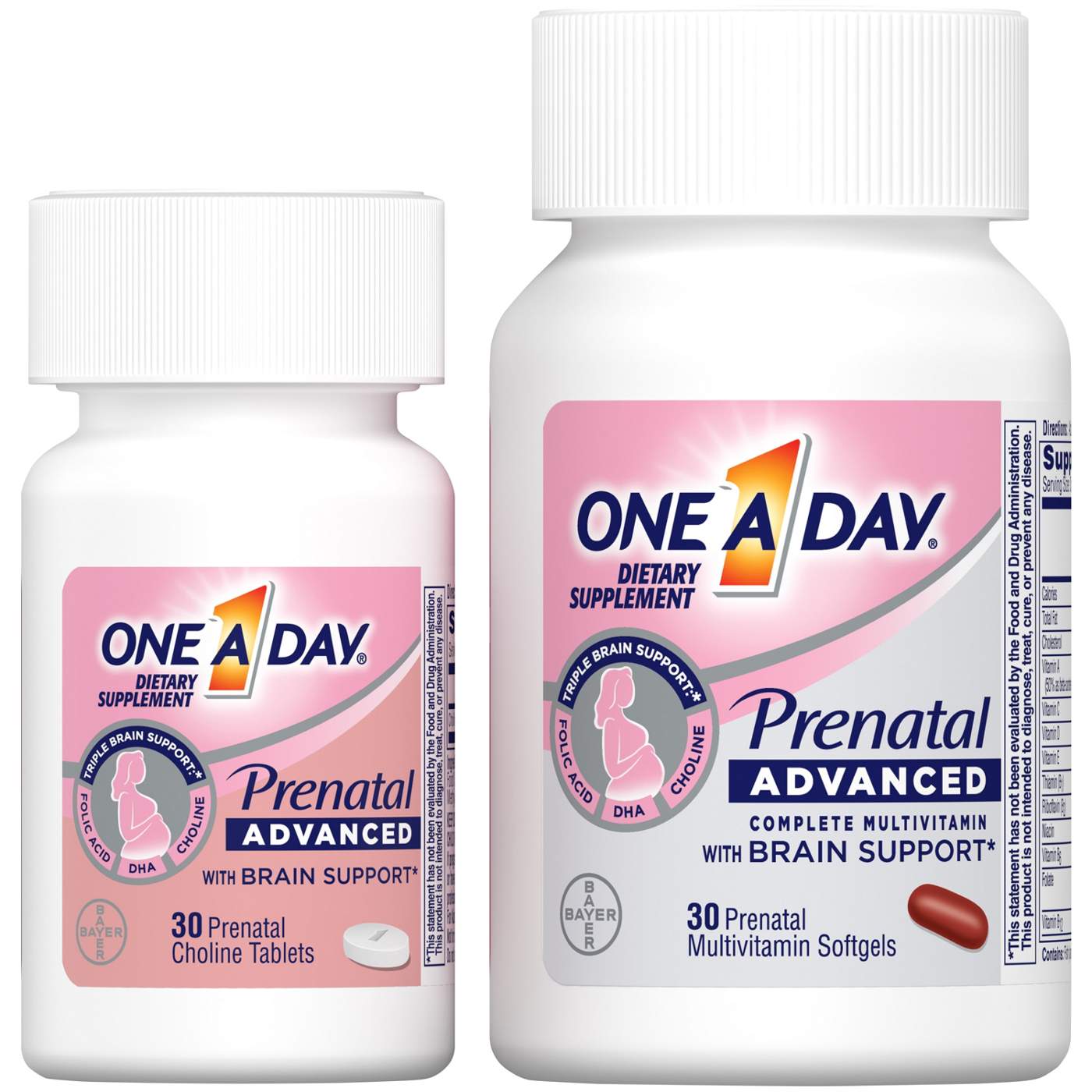 One A Day Prenatal Advanced with Brain Support; image 9 of 10