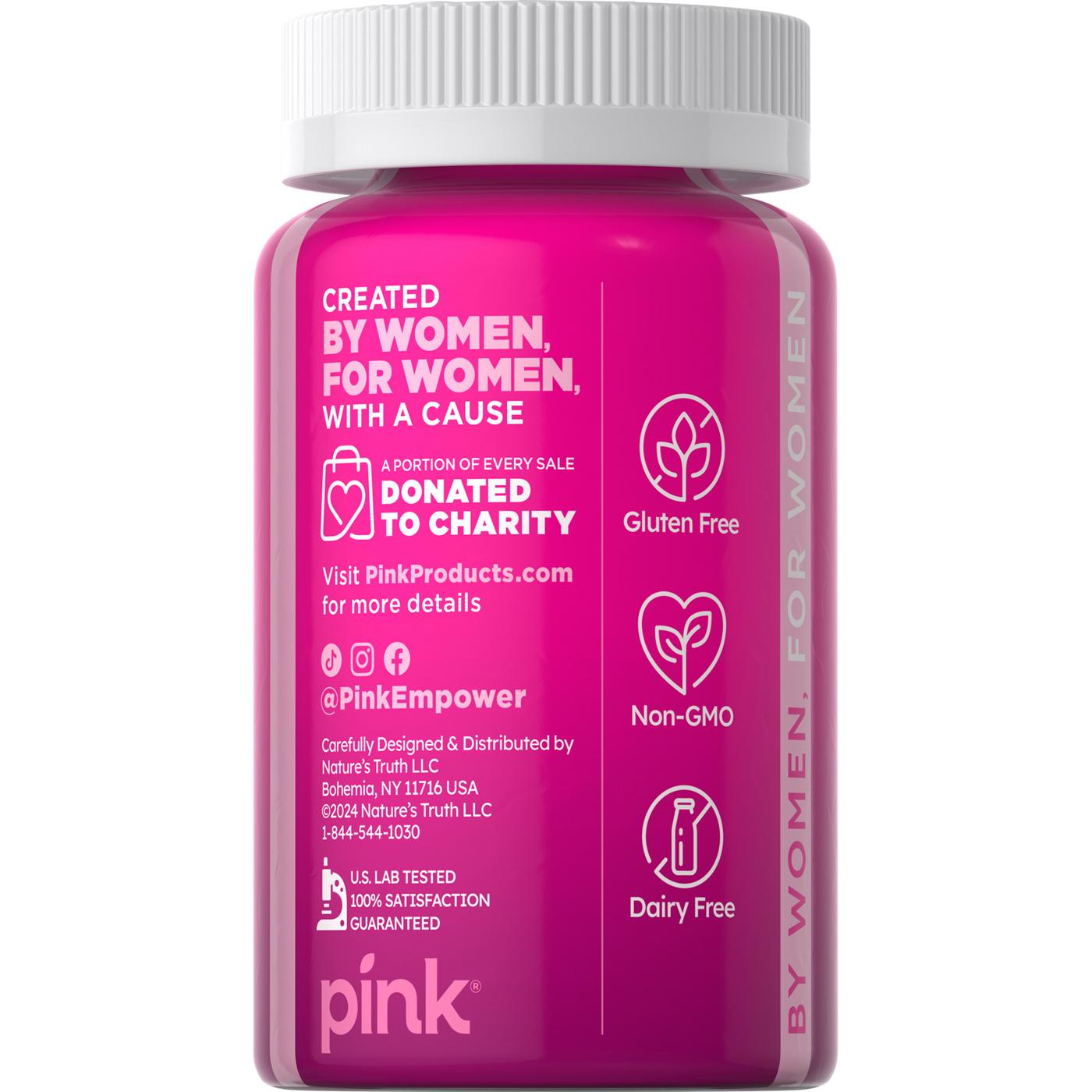 Pink Simply Radiant Multivitamin For Her + Collagen Gummies; image 3 of 3