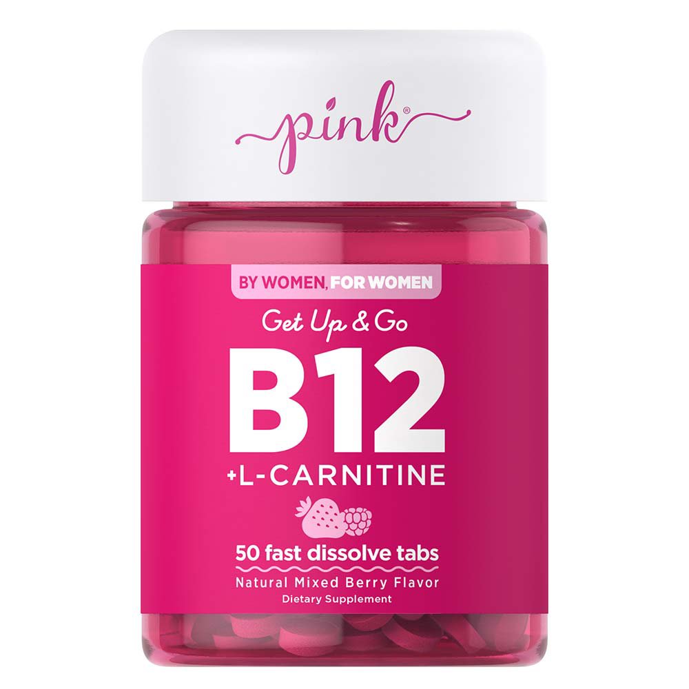 Pink Get Up & Go B12 + Lcarnitine Shop Vitamins & Supplements at HEB