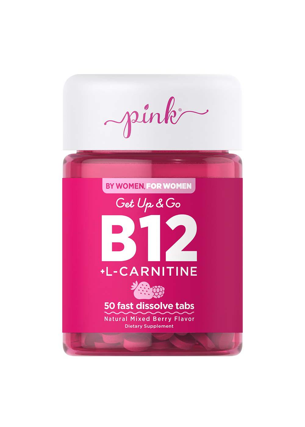 Pink Get Up & Go B12 + L-carnitine; image 1 of 2