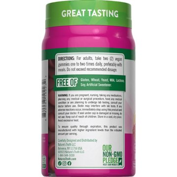 Nature's Truth Hair, Skin & Nails Biotin 2500mcg Gummies - Fruit Flavor, 80 ct