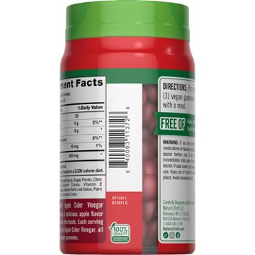 Nature's Truth Apple Cider Vinegar Gummies - 600 mg