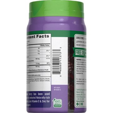 Nature's Truth Sambucus Black Elderberry Gummies, 50 ct
