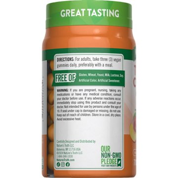 Nature's Truth Turmeric Curcumin & Ginger Gummies - Peach, 70 ct