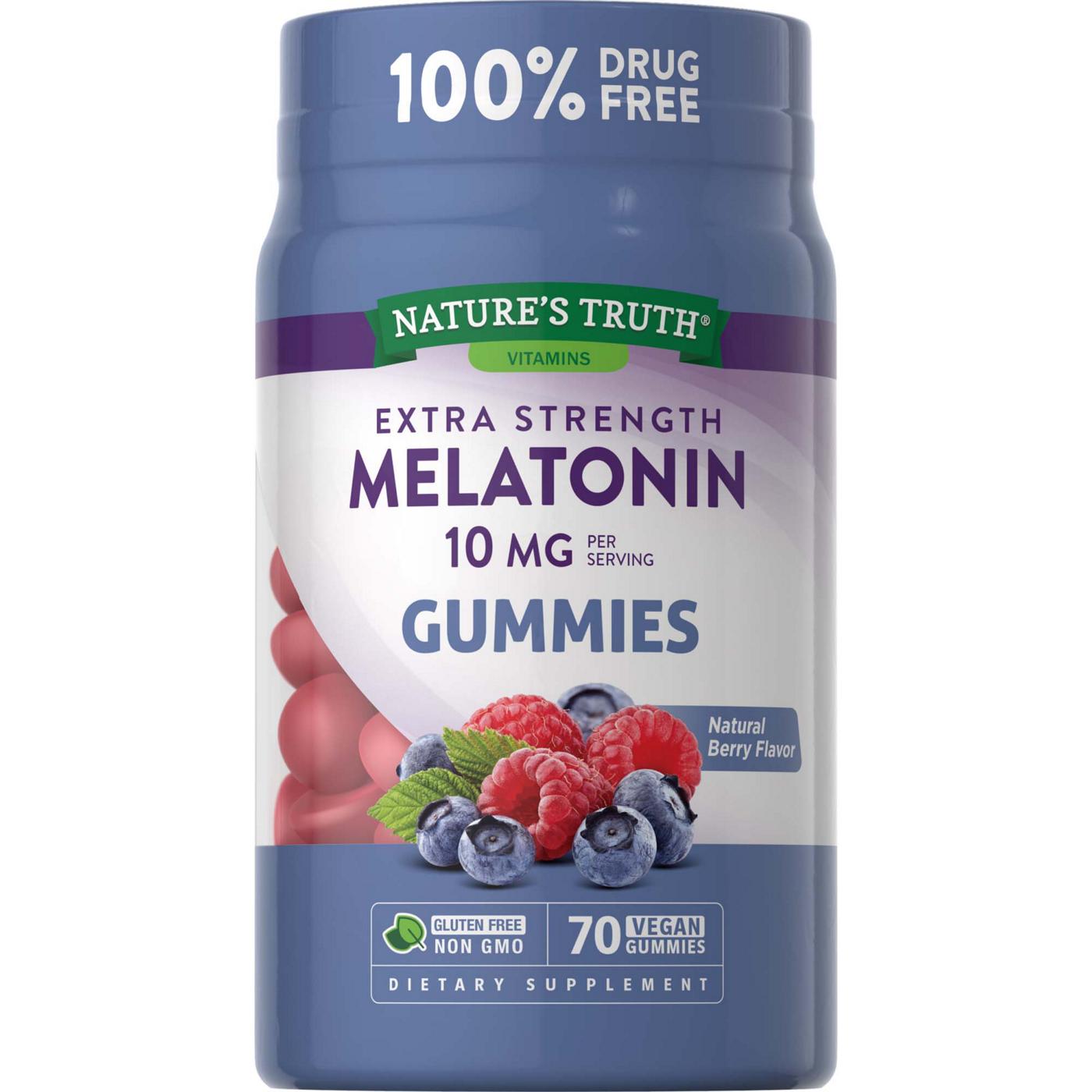 Nature's Truth Extra Strength Melatonin Gummies - 10 mg; image 1 of 4