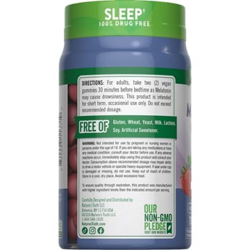 Nature's Truth Sleep Melatonin 10mg Gummies - Mixed Berry