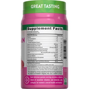 Nature's Truth Women's Multivitamin + Collagen Gummies - Mixed Berry