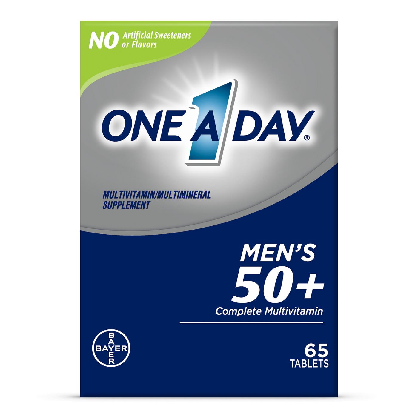 One A Day Mens 50+ Complete Multivitamin; image 1 of 4