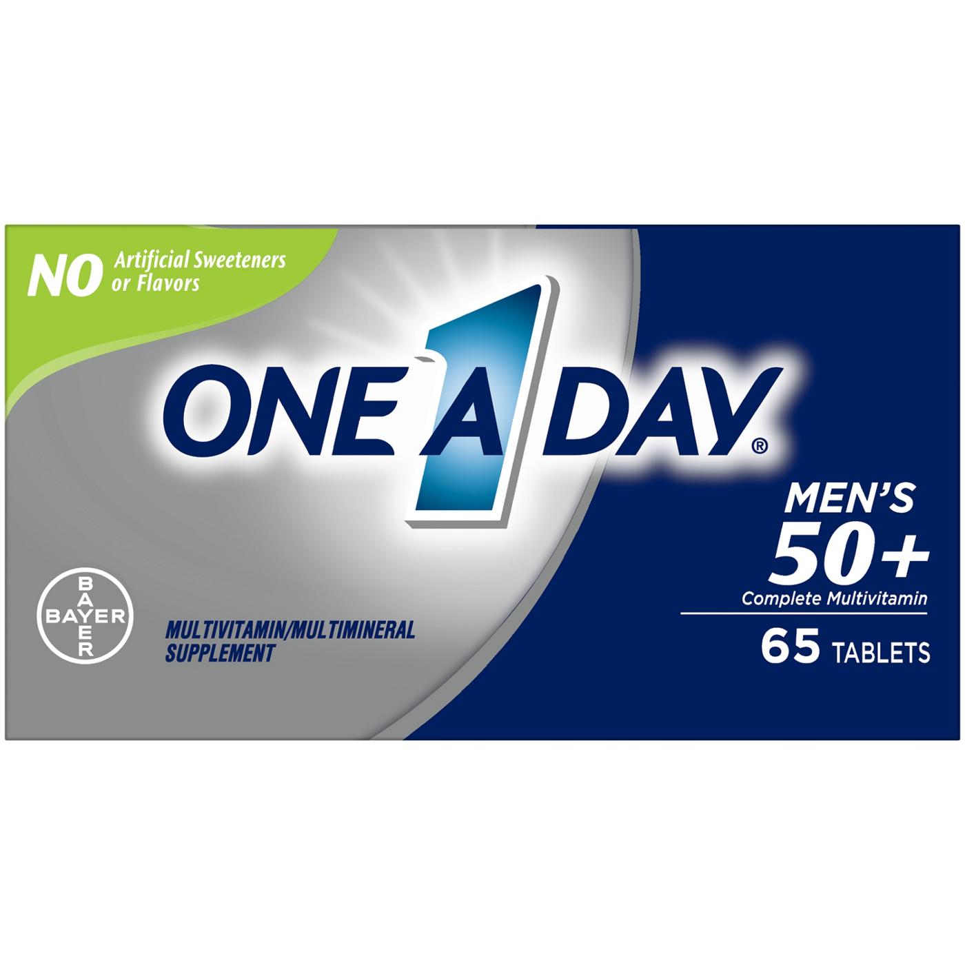 One A Day Mens 50+ Complete Multivitamin; image 4 of 7
