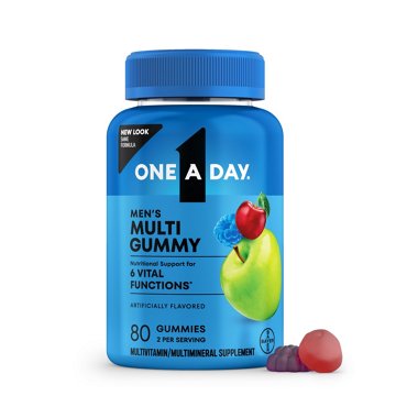 One A Day VitaCraves Men's Multivitamin Gummies, 80 ct
