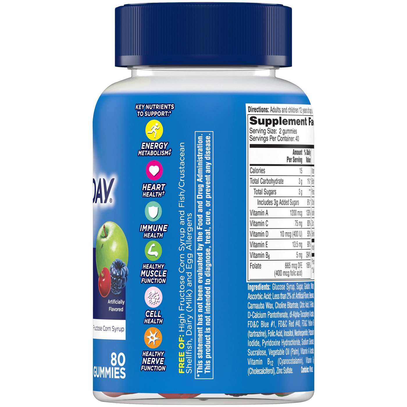 One A Day VitaCraves Men's Multivitamin Gummies; image 2 of 5