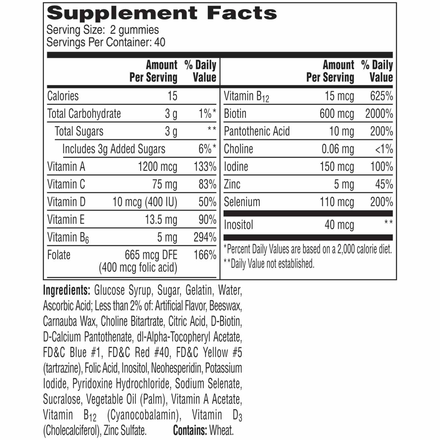 One A Day VitaCraves Men's Multivitamin Gummies; image 3 of 5
