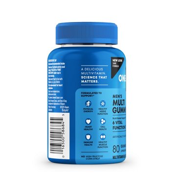 One A Day VitaCraves Men's Multivitamin Gummies, 80 ct