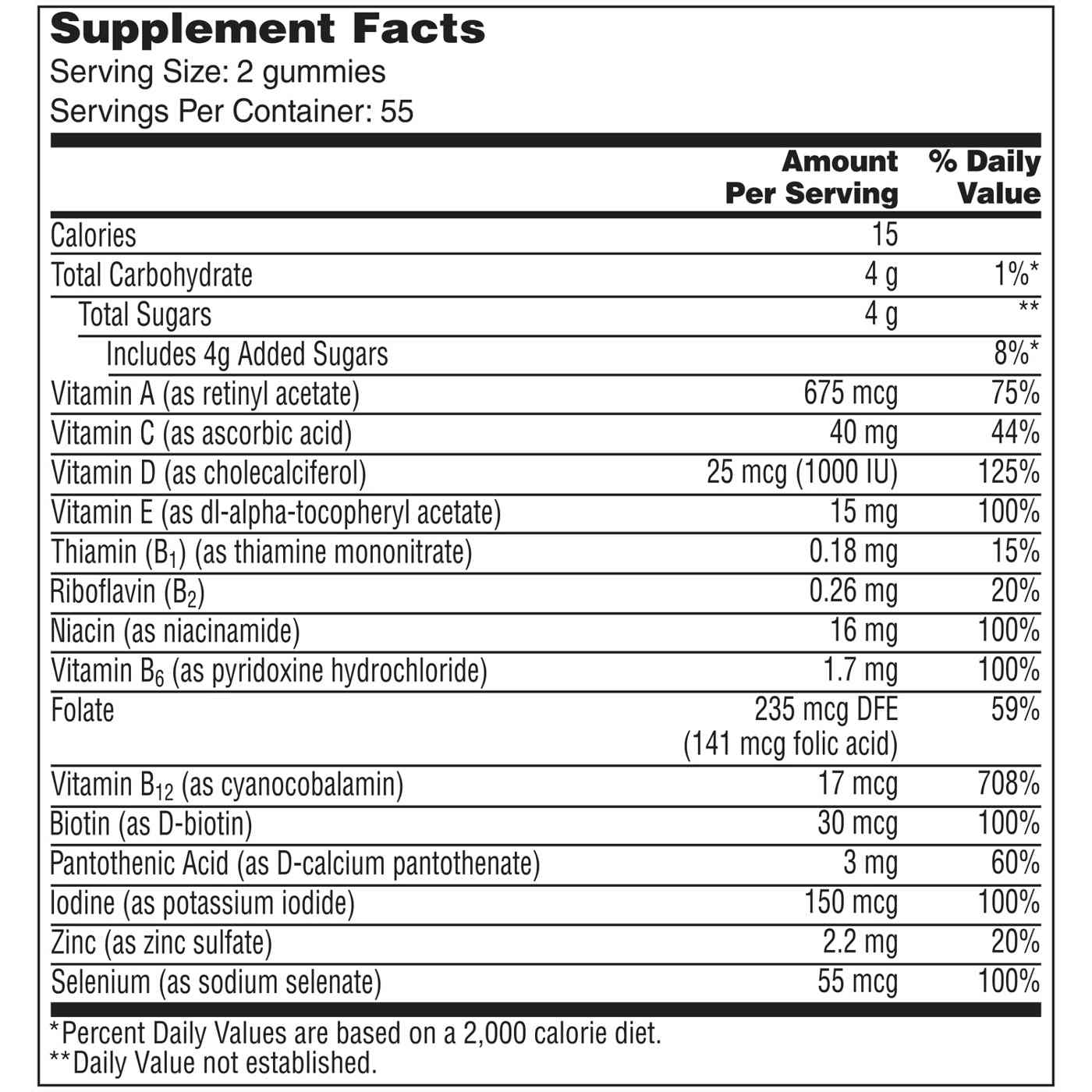 One A Day Men's 50+ Advanced Multivitamin Gummies; image 3 of 5