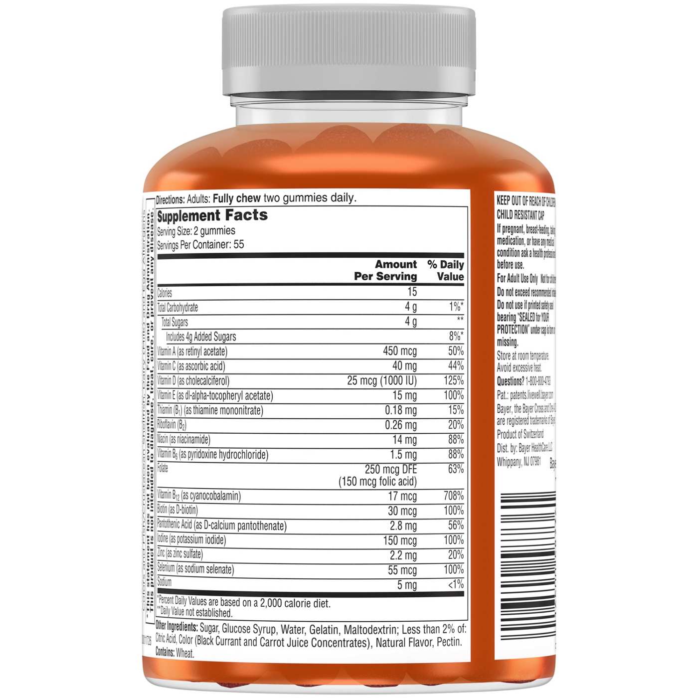 One A Day Women's 50+ Advanced Multivitamin Gummies; image 3 of 5