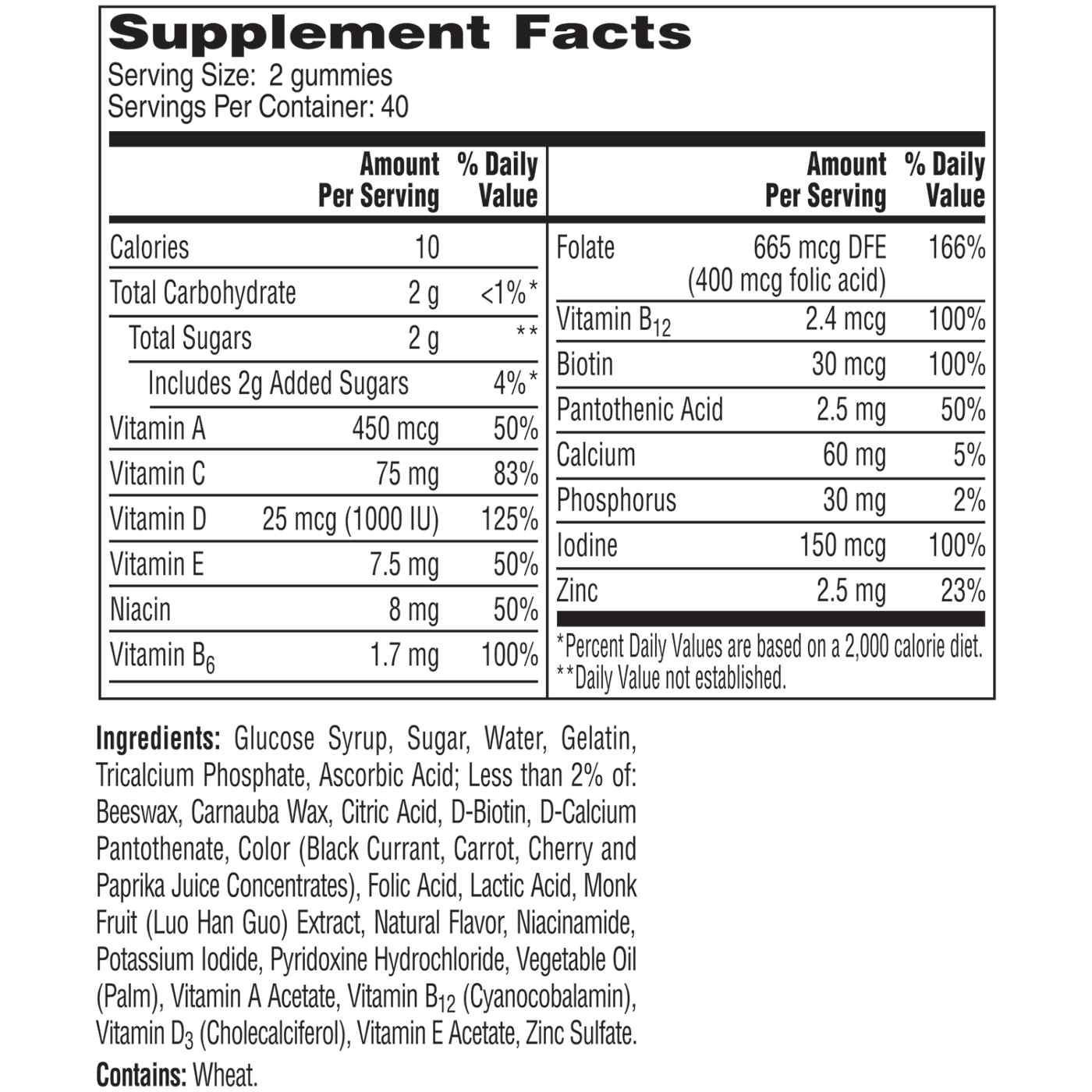 One A Day Women's VitaCraves Multivitamin Gummies; image 3 of 5
