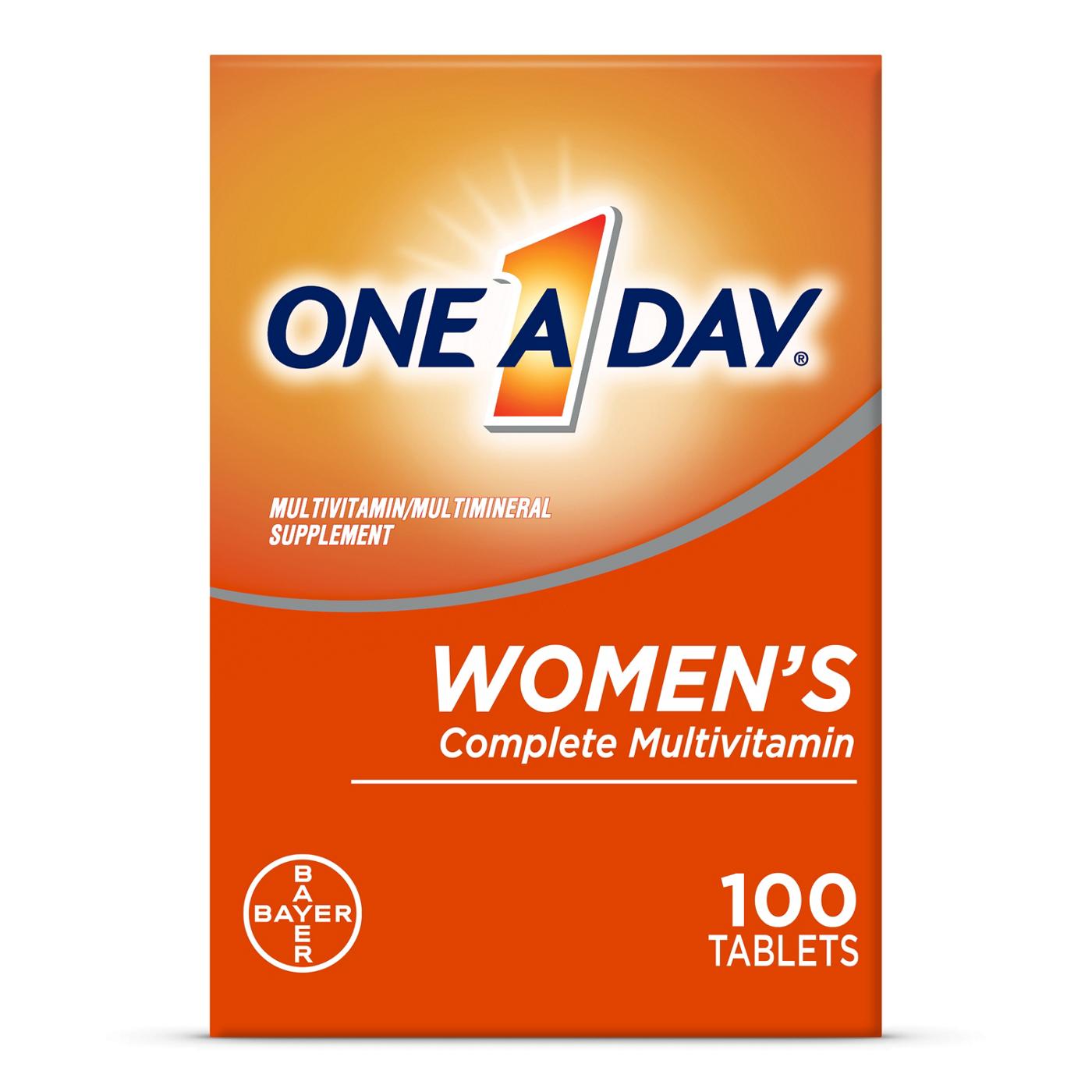 One A Day Women's Complete Multivitamin Tablets; image 1 of 8