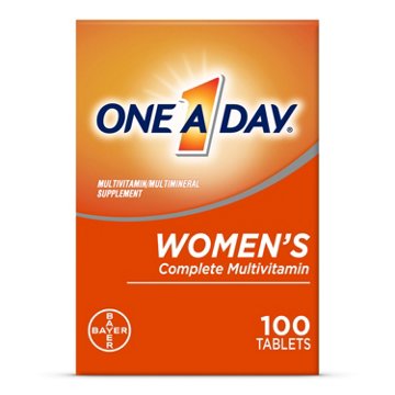One A Day Women's Complete Multivitamin Tablets, 100 ct