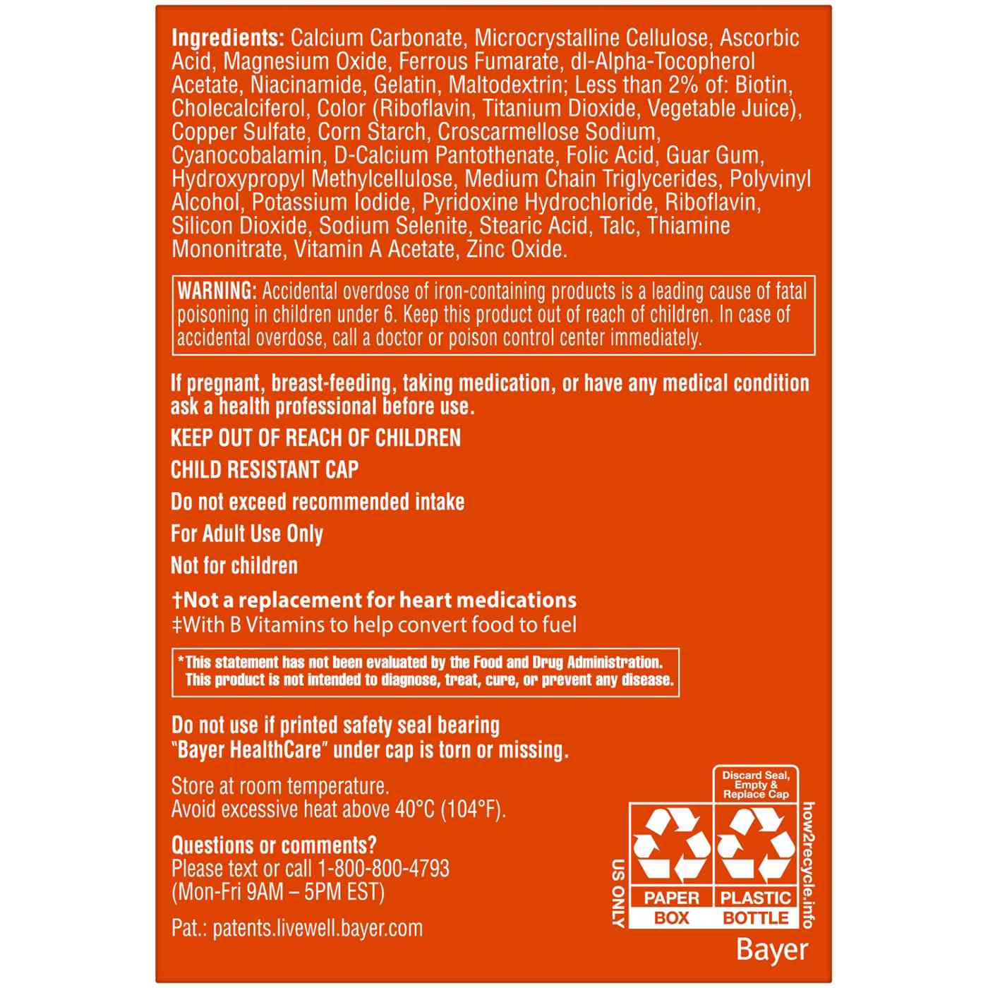 One A Day Women's Complete Multivitamin Tablets; image 6 of 8