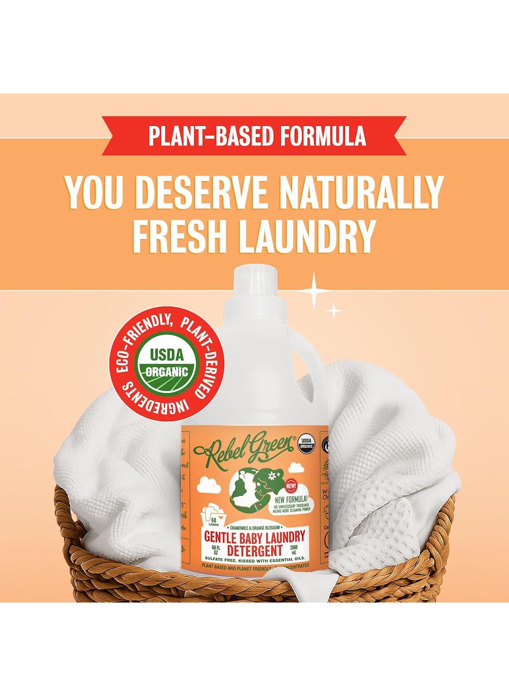 Rebel Green Gentle Baby Detergent - Chamomile & Orange Blossom ; image 3 of 7