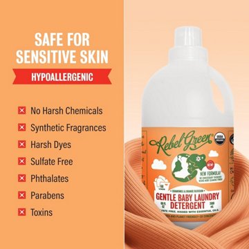 Rebel Green Gentle Baby Detergent - Chamomile & Orange Blossom 