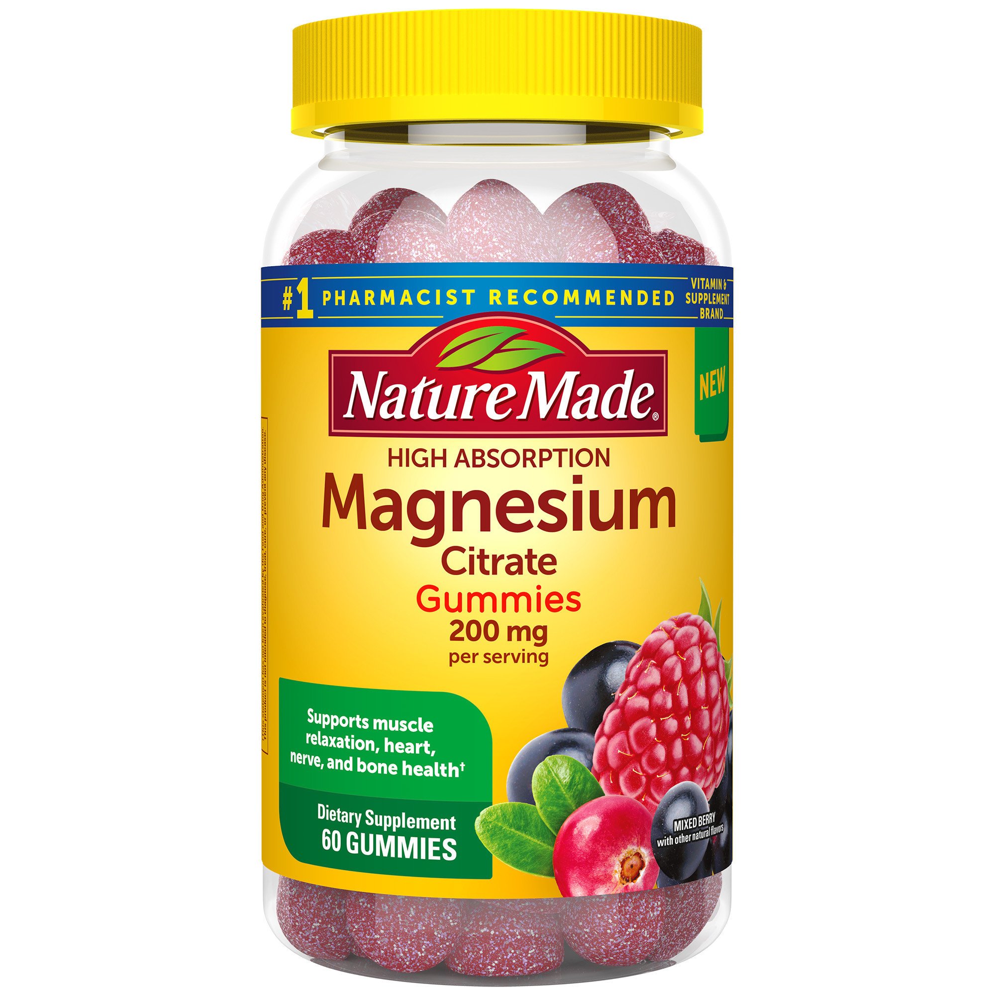 Nature Made Magnesium Citrate 200 mg Adult Gummies Shop Minerals at HEB